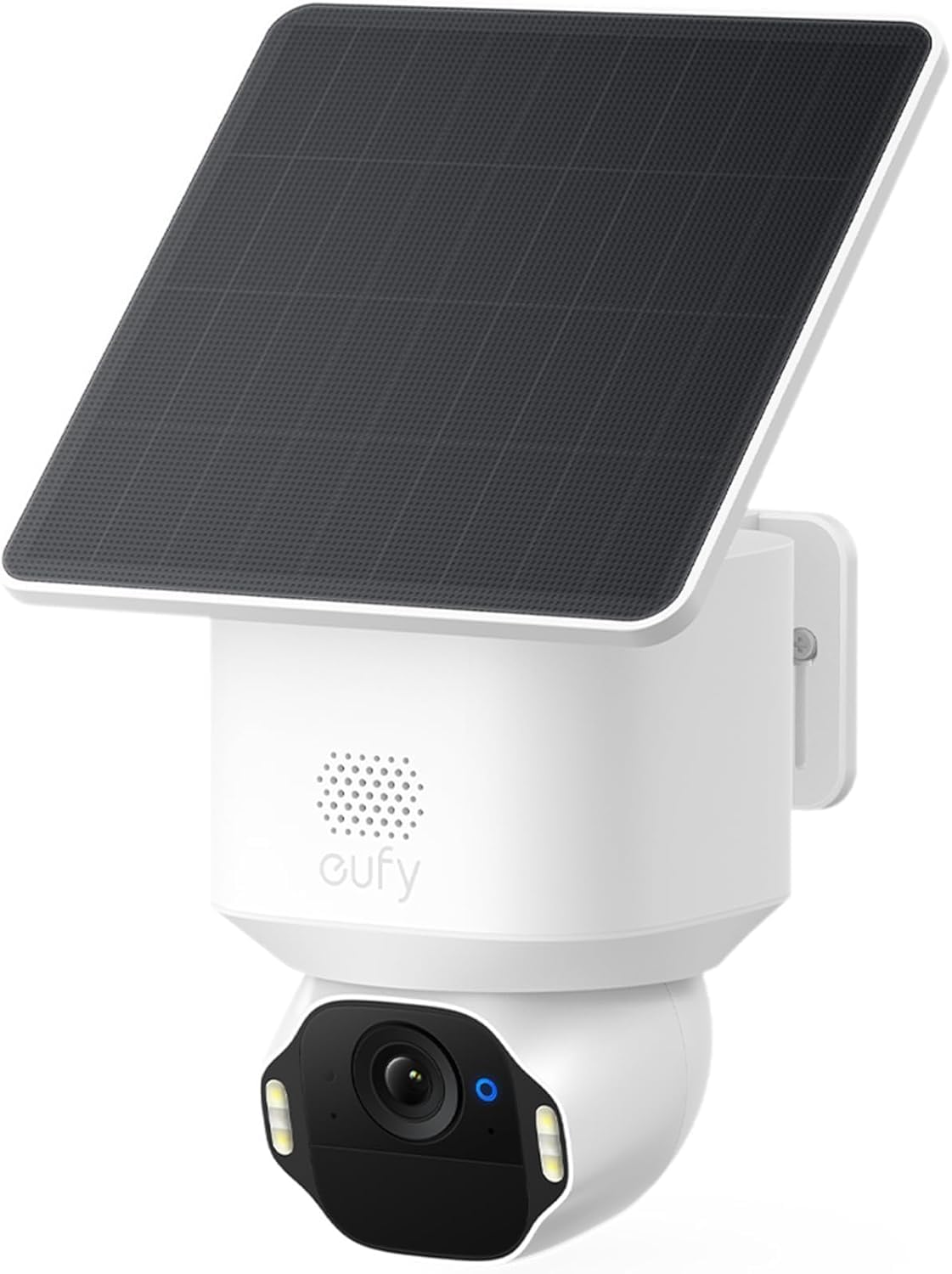 Fixwell Home eufy Security SoloCam E42, 4K Security Camera Wireless Outdoor, Solar Powered, AI Motion Tracking, Strobe Light, Pan & Tilt, Facial Recognition, Up to 16 TB, Smart Home Compatible